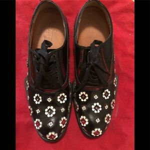 Flower Leather Shoes